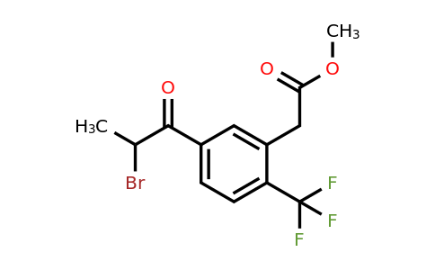 1804073-42-4 | Methyl 5-(2-bromopropanoyl)-2-(trifluoromethyl)phenylacetate