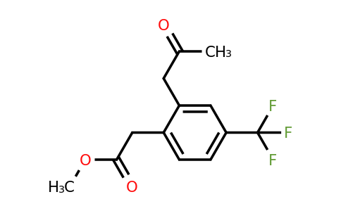 1804073-46-8 | Methyl 2-(2-oxopropyl)-4-(trifluoromethyl)phenylacetate