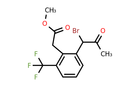 1804073-55-9 | Methyl 2-(1-bromo-2-oxopropyl)-6-(trifluoromethyl)phenylacetate