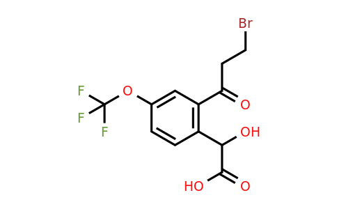 1804073-93-5 | 2-(3-Bromopropanoyl)-4-(trifluoromethoxy)mandelic acid