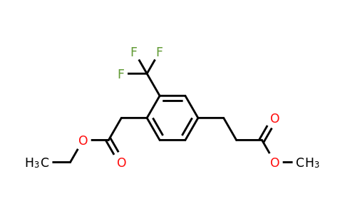 1804074-07-4 | Ethyl 4-(3-methoxy-3-oxopropyl)-2-(trifluoromethyl)phenylacetate