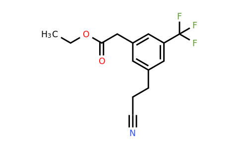 1804074-14-3 | Ethyl 3-(2-cyanoethyl)-5-(trifluoromethyl)phenylacetate