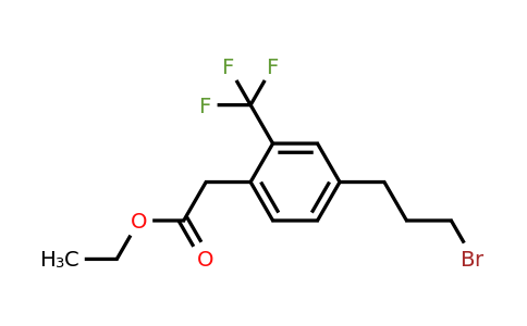 1804074-27-8 | Ethyl 4-(3-bromopropyl)-2-(trifluoromethyl)phenylacetate