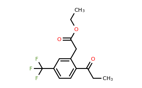 1804074-45-0 | Ethyl 2-propionyl-5-(trifluoromethyl)phenylacetate