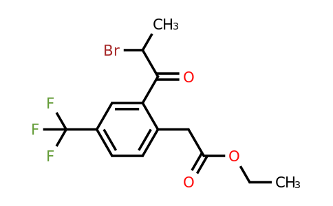 1804074-77-8 | Ethyl 2-(2-bromopropanoyl)-4-(trifluoromethyl)phenylacetate