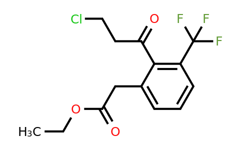 1804074-98-3 | Ethyl 2-(3-chloropropanoyl)-3-(trifluoromethyl)phenylacetate