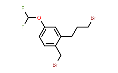 1804075-06-6 | 2-(3-Bromopropyl)-4-(difluoromethoxy)benzylbromide
