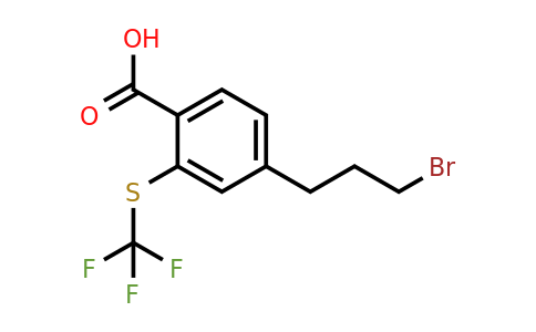 1804075-27-1 | 4-(3-Bromopropyl)-2-(trifluoromethylthio)benzoic acid