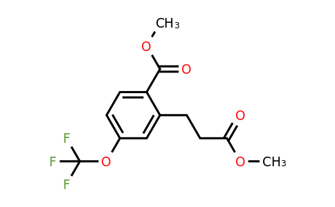 1804075-48-6 | Methyl 2-(3-methoxy-3-oxopropyl)-4-(trifluoromethoxy)benzoate