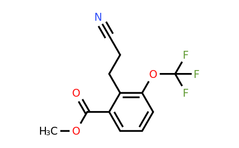 1804075-51-1 | Methyl 2-(2-cyanoethyl)-3-(trifluoromethoxy)benzoate