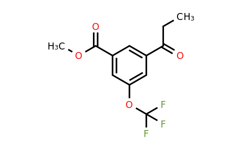1804075-83-9 | Methyl 3-propionyl-5-(trifluoromethoxy)benzoate
