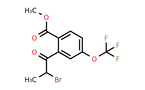 1804075-95-3 | Methyl 2-(2-bromopropanoyl)-4-(trifluoromethoxy)benzoate