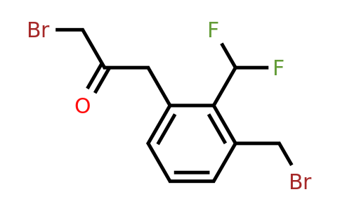 1804076-30-9 | 3-Bromo-1-(3-(bromomethyl)-2-(difluoromethyl)phenyl)propan-2-one