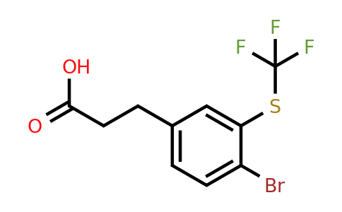 1804076-58-1 | 3-(4-Bromo-3-(trifluoromethylthio)phenyl)propanoic acid