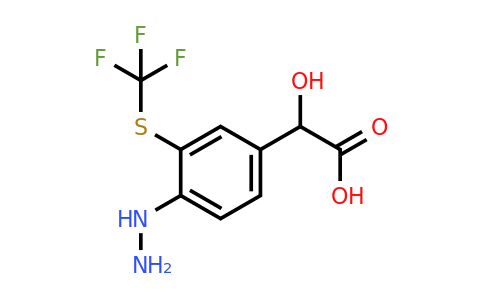 1804076-63-8 | 4-Hydrazinyl-3-(trifluoromethylthio)mandelic acid
