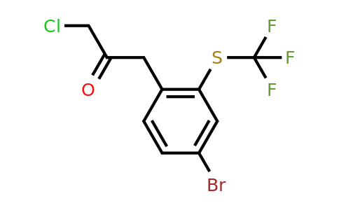 1804076-73-0 | 1-(4-Bromo-2-(trifluoromethylthio)phenyl)-3-chloropropan-2-one