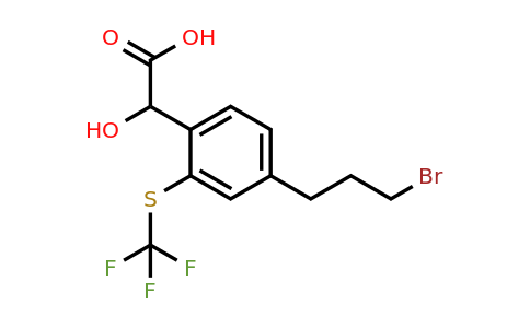 1804076-78-5 | 4-(3-Bromopropyl)-2-(trifluoromethylthio)mandelic acid
