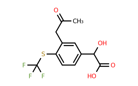 1804077-02-8 | 3-(2-Oxopropyl)-4-(trifluoromethylthio)mandelic acid