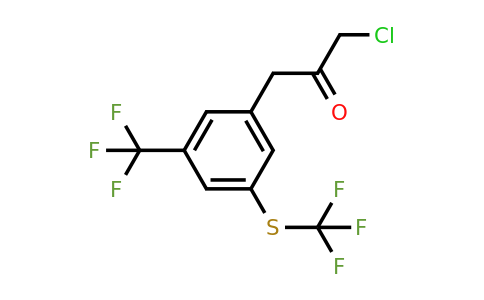 1804077-39-1 | 1-Chloro-3-(3-(trifluoromethyl)-5-(trifluoromethylthio)phenyl)propan-2-one