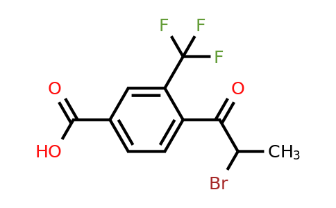 1804077-71-1 | 4-(2-Bromopropanoyl)-3-(trifluoromethyl)benzoic acid