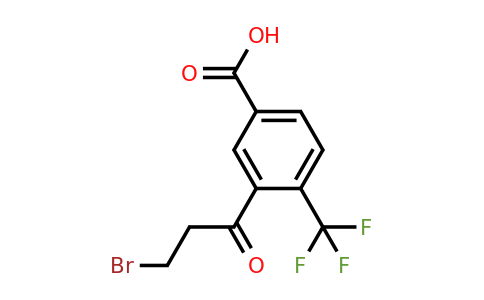 1804077-75-5 | 3-(3-Bromopropanoyl)-4-(trifluoromethyl)benzoic acid