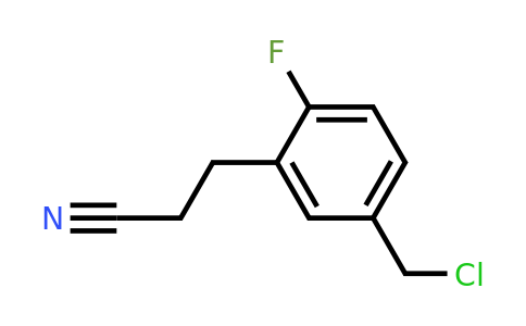 1804077-77-7 | 5-(Chloromethyl)-2-fluorophenylpropanenitrile