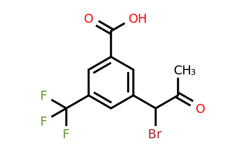 1804077-92-6 | 3-(1-Bromo-2-oxopropyl)-5-(trifluoromethyl)benzoic acid