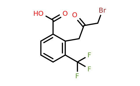 1804078-02-1 | 2-(3-Bromo-2-oxopropyl)-3-(trifluoromethyl)benzoic acid