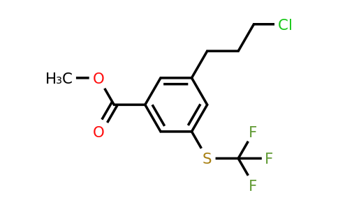 1804078-05-4 | Methyl 3-(3-chloropropyl)-5-(trifluoromethylthio)benzoate