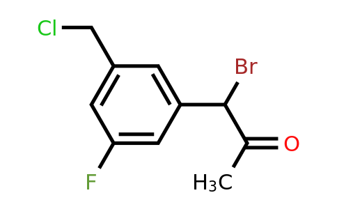 1804078-06-5 | 1-Bromo-1-(3-(chloromethyl)-5-fluorophenyl)propan-2-one