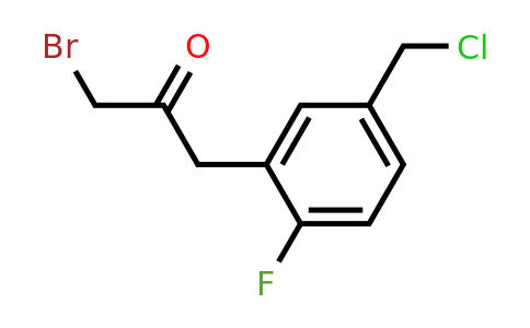 1804078-09-8 | 1-Bromo-3-(5-(chloromethyl)-2-fluorophenyl)propan-2-one