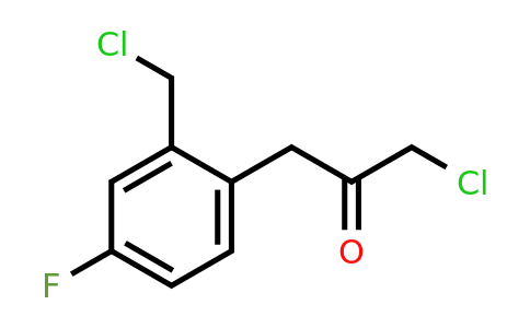 1804078-12-3 | 1-Chloro-3-(2-(chloromethyl)-4-fluorophenyl)propan-2-one