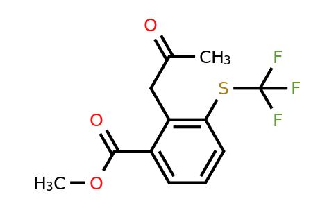 1804078-24-7 | Methyl 2-(2-oxopropyl)-3-(trifluoromethylthio)benzoate