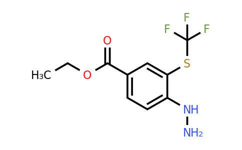1804078-44-1 | Ethyl 4-hydrazinyl-3-(trifluoromethylthio)benzoate