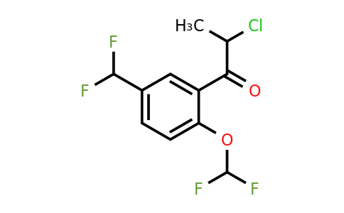 1804079-61-5 | 2-Chloro-1-(2-(difluoromethoxy)-5-(difluoromethyl)phenyl)propan-1-one