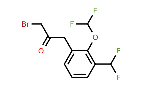 1804079-80-8 | 3-Bromo-1-(2-(difluoromethoxy)-3-(difluoromethyl)phenyl)propan-2-one
