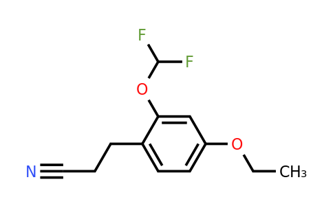 1804079-90-0 | 2-(Difluoromethoxy)-4-ethoxyphenylpropanenitrile