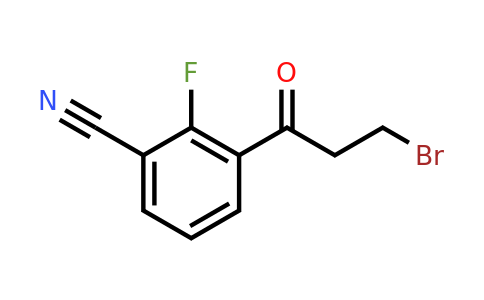 1804079-93-3 | 3-(3-Bromopropanoyl)-2-fluorobenzonitrile