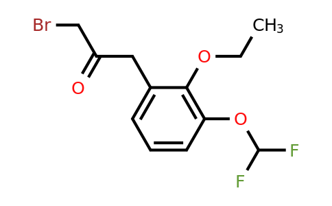 1804080-73-6 | 1-Bromo-3-(3-(difluoromethoxy)-2-ethoxyphenyl)propan-2-one
