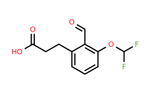 1804082-03-8 | 3-(Difluoromethoxy)-2-formylphenylpropanoic acid
