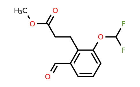 1804082-11-8 | Methyl 2-(difluoromethoxy)-6-formylphenylpropanoate