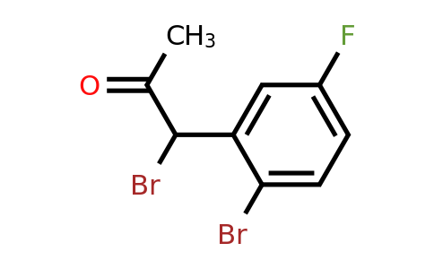 1804082-15-2 | 1-Bromo-1-(2-bromo-5-fluorophenyl)propan-2-one