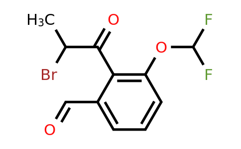 1804082-16-3 | 2-(2-Bromopropanoyl)-3-(difluoromethoxy)benzaldehyde
