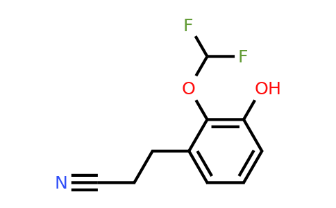 1804082-83-4 | 2-(Difluoromethoxy)-3-hydroxyphenylpropanenitrile