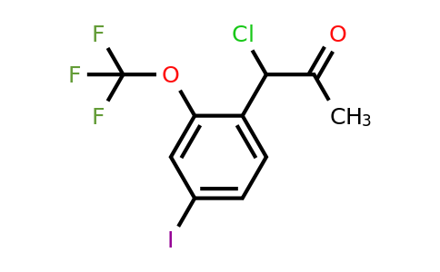 1804083-35-9 | 1-Chloro-1-(4-iodo-2-(trifluoromethoxy)phenyl)propan-2-one