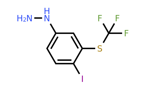 1804083-96-2 | 1-(4-Iodo-3-(trifluoromethylthio)phenyl)hydrazine