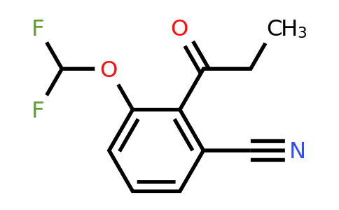 1804084-53-4 | 3-(Difluoromethoxy)-2-propionylbenzonitrile