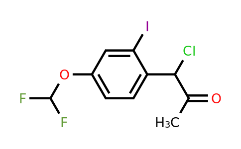 1804084-62-5 | 1-Chloro-1-(4-(difluoromethoxy)-2-iodophenyl)propan-2-one