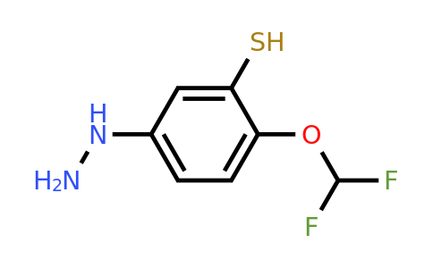 1804084-67-0 | 2-(Difluoromethoxy)-5-hydrazinylthiophenol