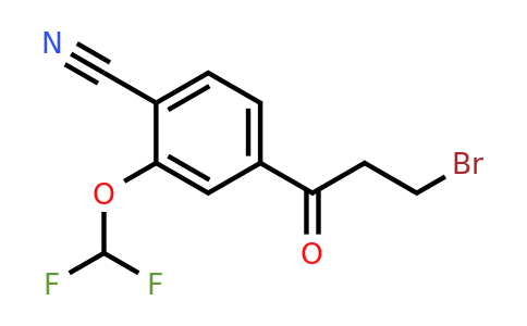 1804084-75-0 | 4-(3-Bromopropanoyl)-2-(difluoromethoxy)benzonitrile